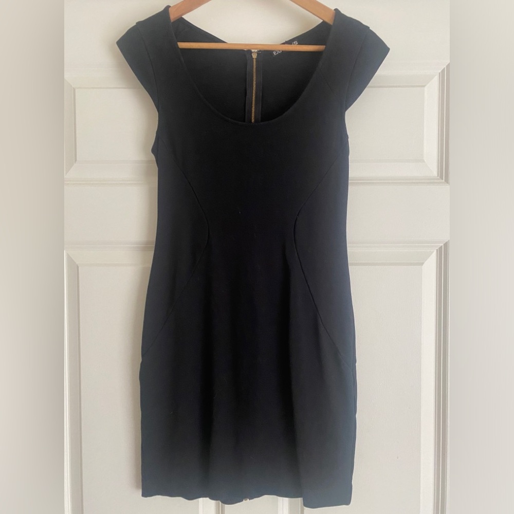 EXPRESS Body Contour Scoop Neck Mini Dress